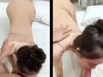 Em dâm cùng anh vừa vào tới khách hàng không thèm cởi đồ đã ngấu nghiến húp